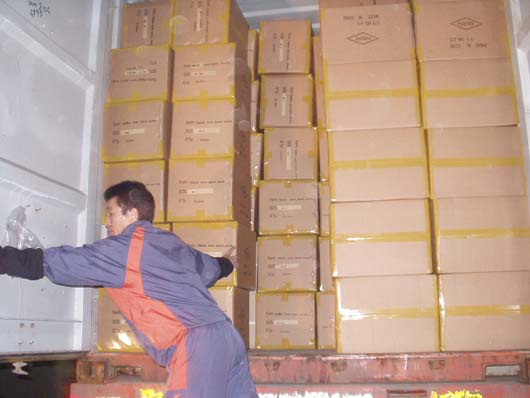 FIRST SHIPMENT IN 2006 FOR AMERICAN MARKET